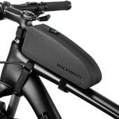 torba rowerowa mocowana na ramę wodoodporna 1.5l as-019 - czarna