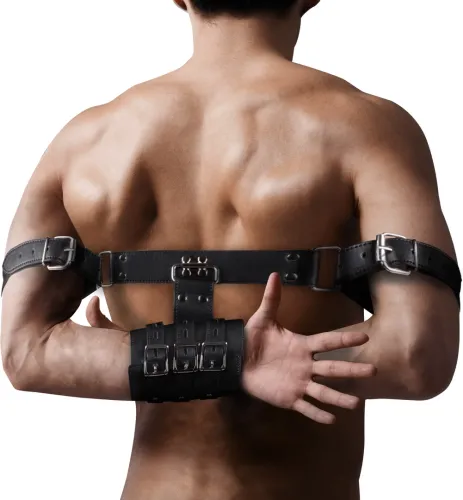 ouch! komplet do unieruchamiania ramion - regulowany pas z ekoskory na Arena.pl