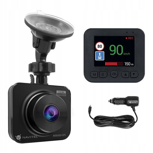 WIDEOREJESTRATOR NAVITEL MSR300 GPS, Auto Start, Tryb parkingowy + Gratis na Arena.pl