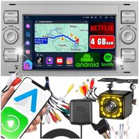 RADIO SAMOCHODOWE do FORD KUGA S-MAX C-MAX CARPLAY 4GB RDS GPS WIFI ANDROID