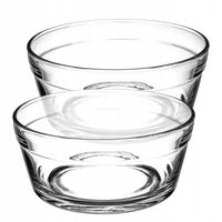 KADAX Salaterka Miska Szklana Na Sałatkę 17cm 2szt