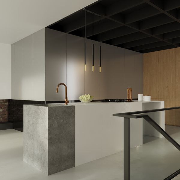 Lampa wisząca MOZAICA 3L czarny/złoto zdjęcie 6