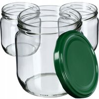 6x Słoik 425ml Słoiki Na Przetwory Zakrętka fi82