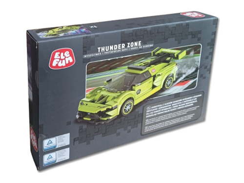 Klocki Elefun Thunder Zone - Wyścigówka FC1610 na Arena.pl
