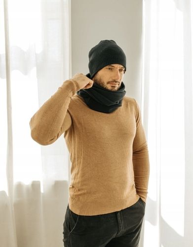 Betlewski Ciepły komin męski zimowy komfortowy wygodny materiał modny na Arena.pl