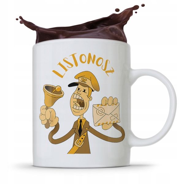 Kubek Prezent Dla Listonosza Listonosz Z Nadrukiem Ze Zdjęciem zdjęcie 1