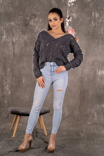 Sweter Gloris Graphite rozmiar - L/XL na Arena.pl