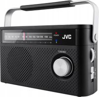 Radio JVC RA-E315B Analogowe Przenośne Czarny