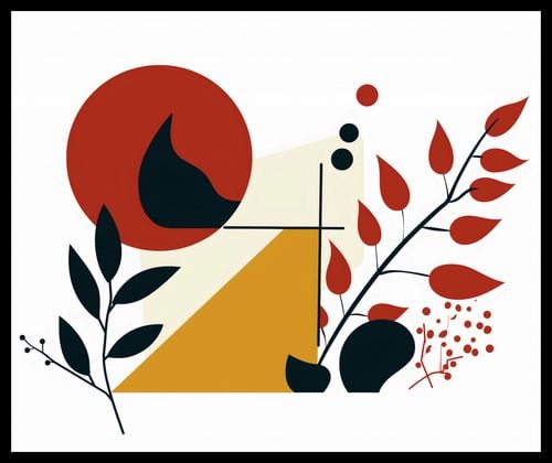 Plakat 60x50cm Ogień i Flora na Arena.pl