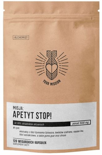 MISJA: Apetyt STOP! 120 kaps. na hamowanie apetytu Alchemist na Arena.pl