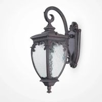 Kinkiet elewacyjny Fleur O414WL-01BZ na taras antyczny brąz