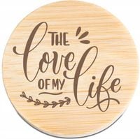 OTWIERACZ do piwa DREWNIANY personalizacja grawer The love of my life