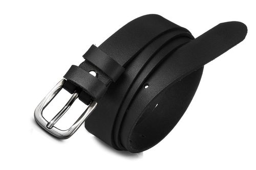 Beltimore Skórzany Damski Pasek Czarny Wąski U50 na Arena.pl