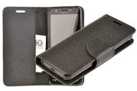 Etui portfel Fancy Case do NOKIA 230 Dual Sim czarny