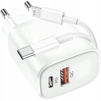 SZYBKA ŁADOWARKA DO IPHONE KOSTKA 20W + KABEL 1M / USB-C - IPHONE LIGHTING