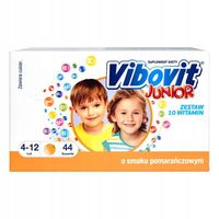 Vibovit Junior o smaku pomarańcz. 44 saszetek