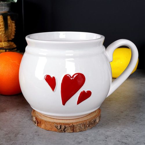 Kubek ceramiczny SERCE 800 ml na Arena.pl