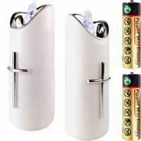 DUŻA ŚWIECA LED NA BATERIE WKŁAD DO ZNICZY 15cm DO ZNICZA ZNICZ WKŁADY