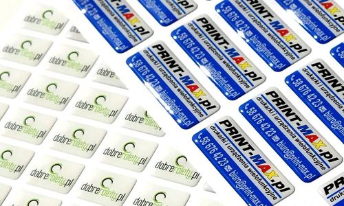 Wypukłe naklejki 3D PREMIUM - 100szt / do 10cm2 na Arena.pl