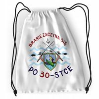 Plecak Urodziny 30 30Te Sportowy Szkolny Worek Z Nadrukiem Ze Zdjęciem