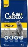 ŻWIREK DLA KOTA CALITTI STRONG NATURALNY 25 L BENTONITOWY BEZZAPACHOWY