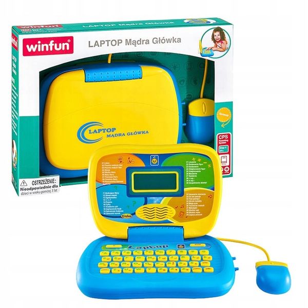 Laptop Mądra Główka Edukacyjny Dla Malucha zdjęcie 1