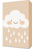 Obraz 30x50cm Wzory dla Dzieci, Dziewczynki i Chłopca - Chmurka