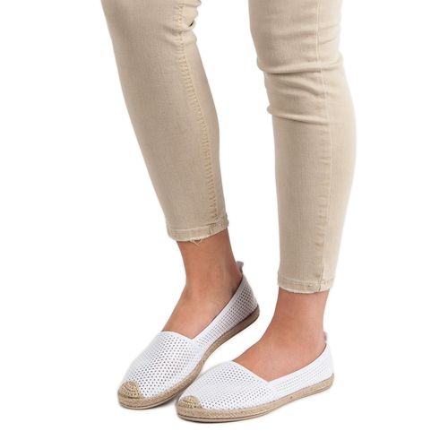 Białe Tekstylne Espadryle r.40 na Arena.pl