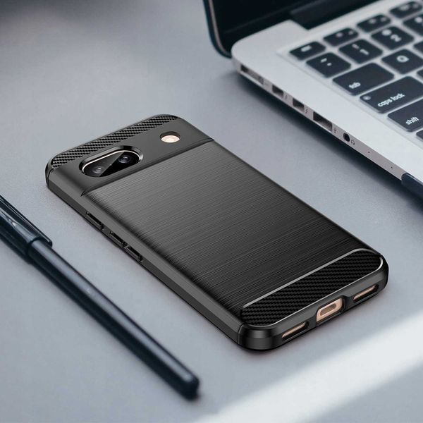 Spacecase Carbon Google Pixel 8A Black zdjęcie 3