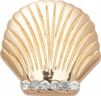 Przypinka Ozdoba Crocs Charms Jibbitz Pin Do Butów Gold Seashell
