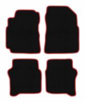 Dywaniki welurowe CARLUX-RED do Nissan Primera P12 2001-2007 czarne