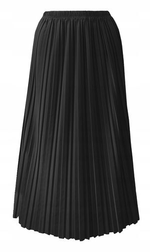 Zjawiskowa SPÓDNICA PLISOWANA NA GUMCE 7/8 Midi na Arena.pl