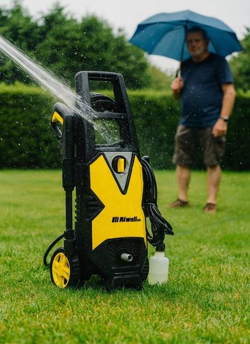 MYJKA CIŚNIENIOWA RIWALL REPW120M BAR MOCNA POMPA ZESTAW 230barEW na Arena.pl