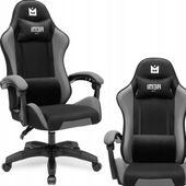 Materiałowy fotel gamingowy krzesło gracza - Tkanina IMBA seat Strider