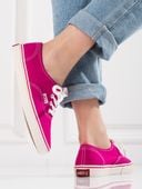 Fuksjowe tenisówki damskie    Rozmiar: - 36
