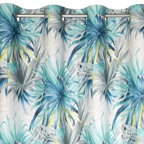 Zasłona gotowa na przelotkach INGRID 140x250 Eurofirany niebieski na Arena.pl