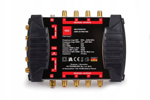 Multiswitch Opticum OMS 5/8 PRO-TRQ do 8 tunerów na Arena.pl