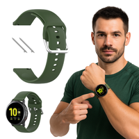 Pasek do Garmin Vivomove Vivoactive 3 Forerunner Venu silikon zielony 20mm