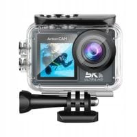 5K/4K UHD KAMERA SPORTOWA DWUSTRONNY EKRAN 30M WODOODPORNY+PILOT