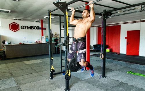 DIP BELT PAS OBCIĄŻENIOWY KULTURYSTYCZNY Z ŁAŃCUCHEM MOCNY BUSHIDO na Arena.pl