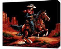 Obraz 60x50cm Galop przez Prerię