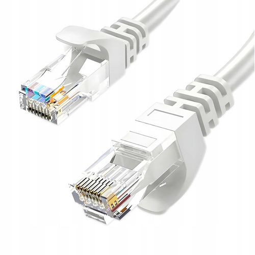 Kabel Sieciowy Lan Cat5e Przewód Ethernet Skrętka Cat 5e UTP KAT 5 RJ45 20m na Arena.pl