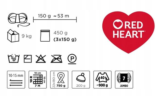 Włóczka red heart collage na Arena.pl