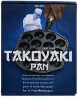 Żeliwna patelnia do Takoyaki 14 otworów - Emro Aziatica