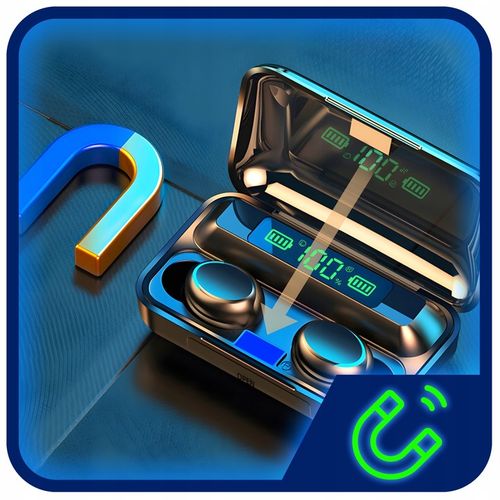 SŁUCHAWKI BEZPRZEWODOWE BLUETOOTH 5.1 F9 - PRO MODEL 2023 TWS + POWERBANK na Arena.pl