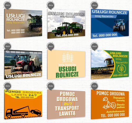 nadruk UV TABLICZKA reklamowa szyld SPRZEDAŻ KRUSZYW DIBOND 40x30 cm na Arena.pl