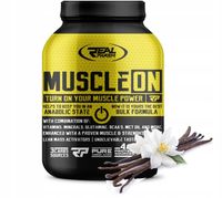 REAL PHARM MUSCLE ON 2270g gainer bulk czysta masa WANILIA VANILLA MASS