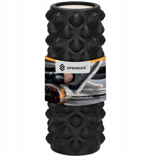 ROLLER WAŁEK DO MASAŻU PLECÓW NÓG RELAKSUJĄCY PIANKOWY 33x10cm DUŻY na Arena.pl