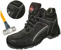 Buty robocze męskie TRZEWIKI ROBOCZE z NOSKIEM BHP Lekkie Wygodne Skórzane