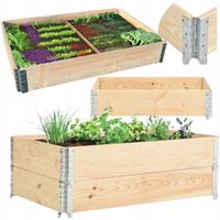 2x WARZYWNIAK ZIELNIK INSPEKT SKRZYNIA NA WARZYWA 120X80 KOMPOSTOWNIK